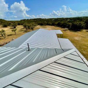 Balcones Roofing & Remodeling24-Gauge 1" Standing-Seam Metal Roof in Dripping Springs, Texas
