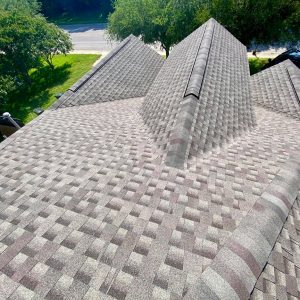 Balcones Roofing & RemodelingGAF Timberline HDZ in Weathered Wood - Pflugerville, Texas