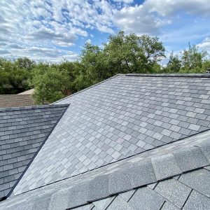 Balcones Roofing & RemodelingF-Wave Revia American Blends in Charcoal - Austin, Texas