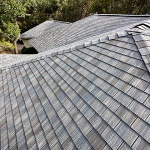 Balcones Roofing & RemodelingF-Wave Revia Hand-Split Shake in Lakeshore Gray - Austin, Texas